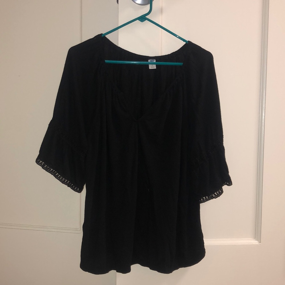 OLD NAVY black v neck tunic